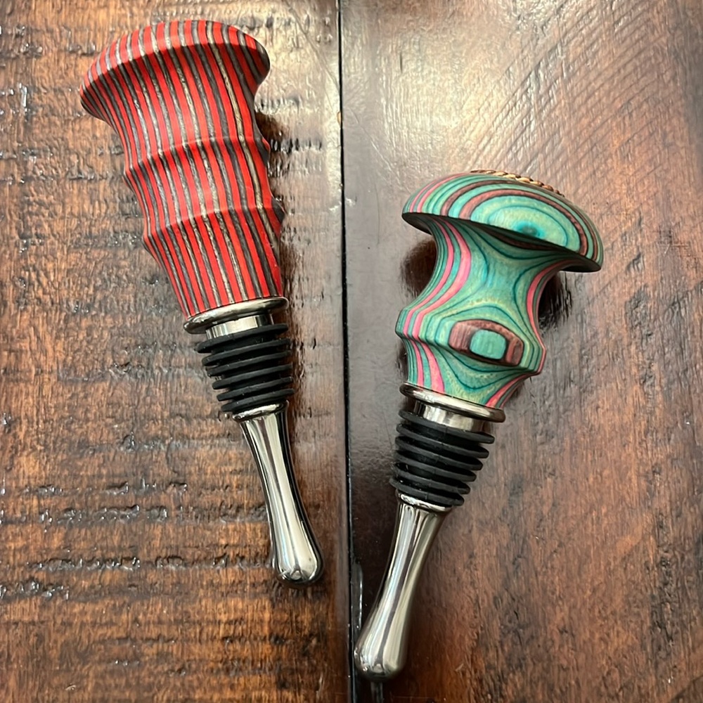 NWOT Wood Wine Stoppers